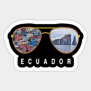 Ecuador  Sunglasses Sticker